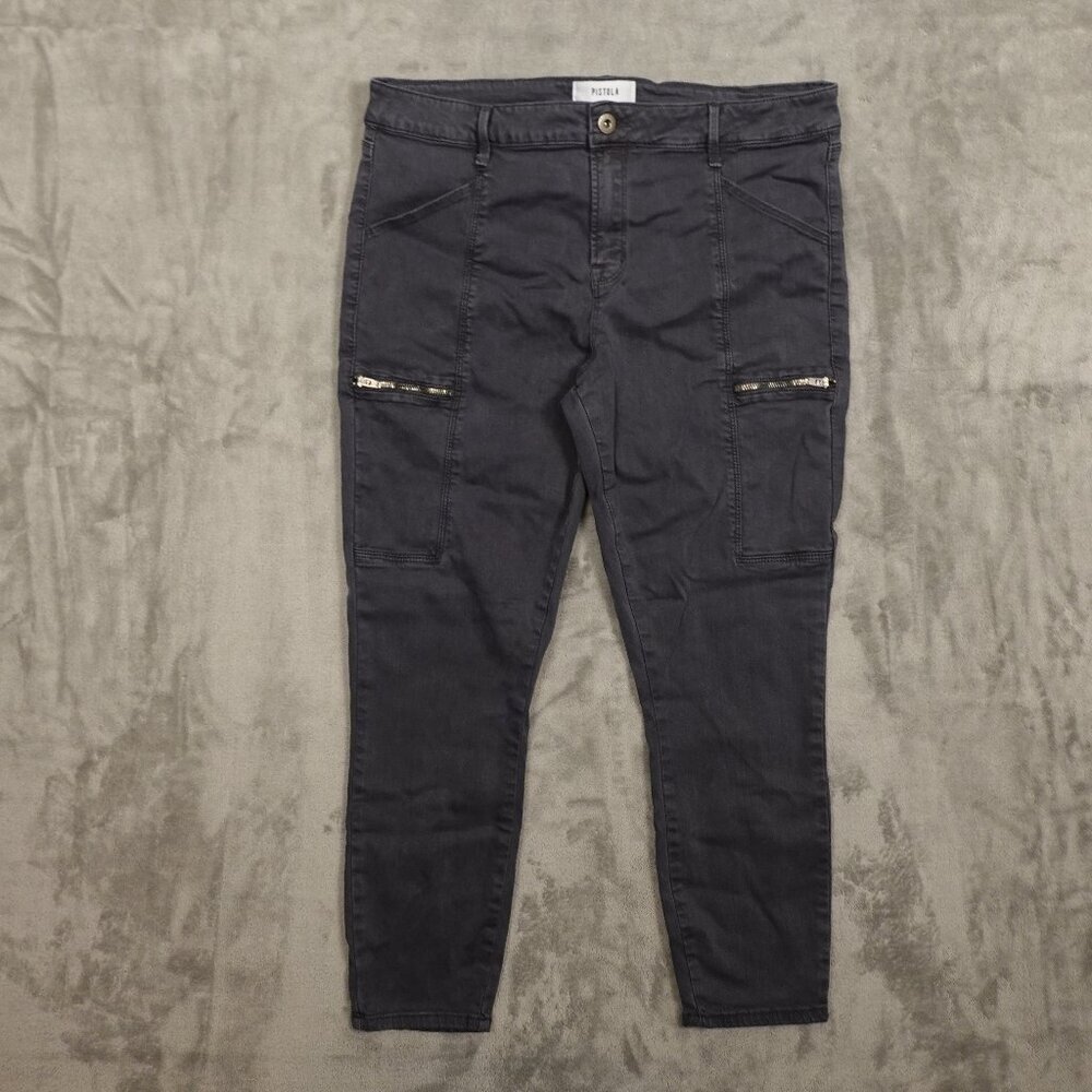 Pistola Topanga‎ pants cargo skinny crop women's 32 gray